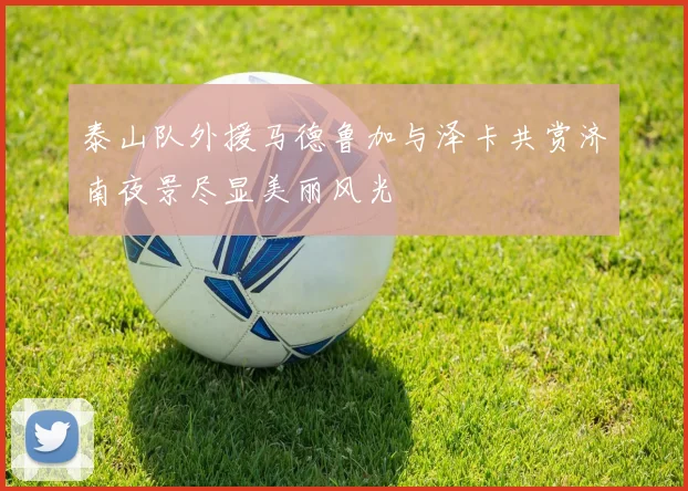 泰山队外援马德鲁加与泽卡共赏济南夜景尽显美丽风光
